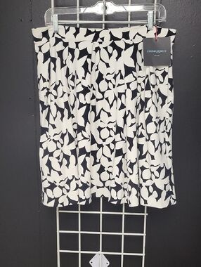 NWT, Cynthia Rowley Black & White Skirt, LARGE